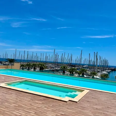 Fronte Mare Con Terrazza Panoramica, Piscina E Garage - Marina Degli Aregai